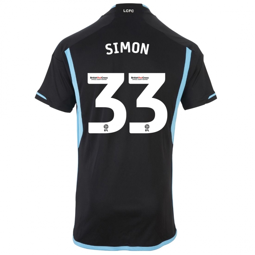 Criança Camisola Erin Simon #33 Preto Alternativa 2023/24 Camisa Brasil