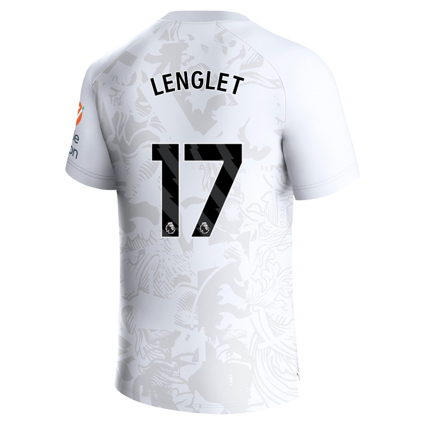 Criança Camisola Clement Lenglet #17 Branco Alternativa 2023/24 Camisa Brasil