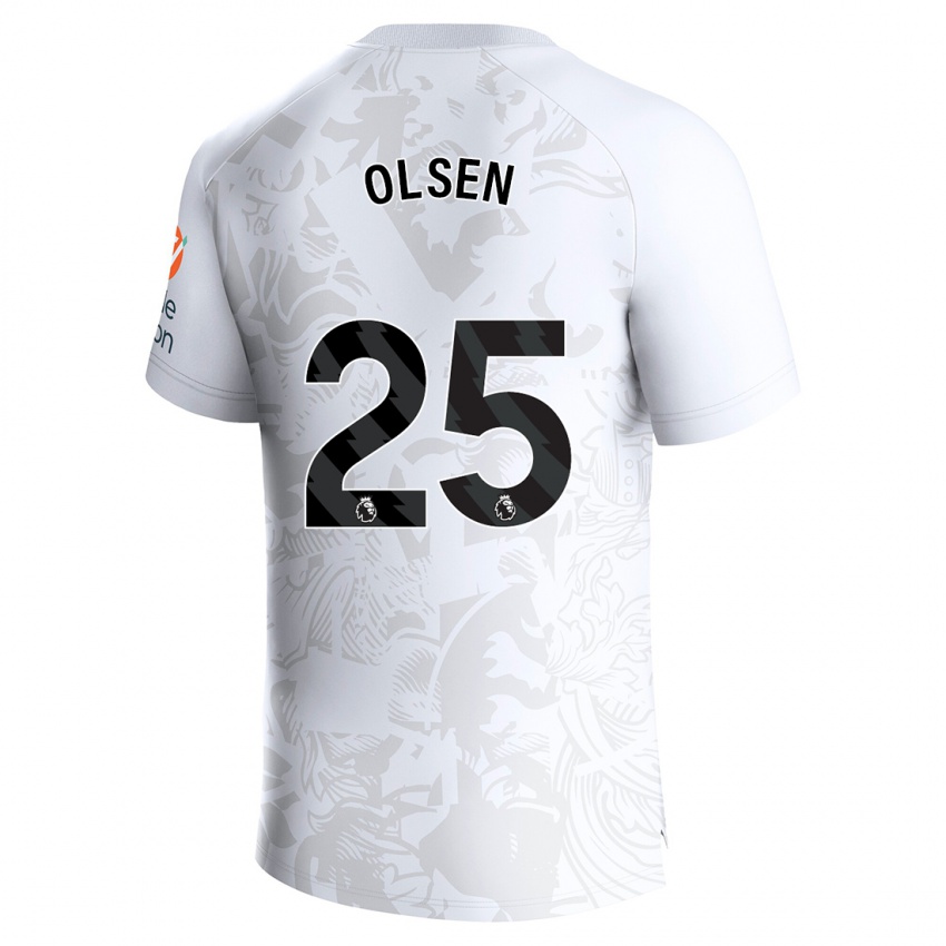 Criança Camisola Robin Olsen #25 Branco Alternativa 2023/24 Camisa Brasil