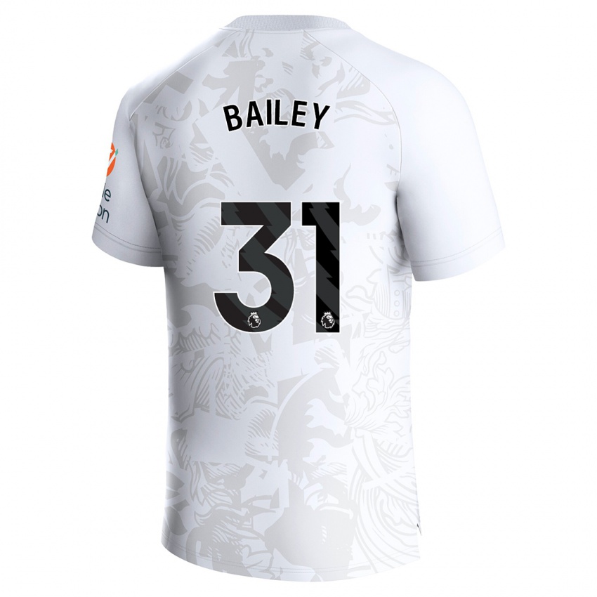 Criança Camisola Leon Bailey #31 Branco Alternativa 2023/24 Camisa Brasil