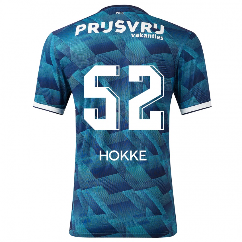 Criança Camisola Milan Hokke #52 Azul Alternativa 2023/24 Camisa Brasil