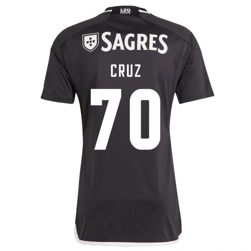 Criança Camisola Filipe Cruz #70 Preto Alternativa 2023/24 Camisa Brasil