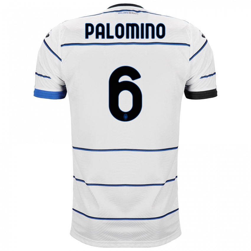 Criança Camisola José Luis Palomino #6 Branco Alternativa 2023/24 Camisa Brasil