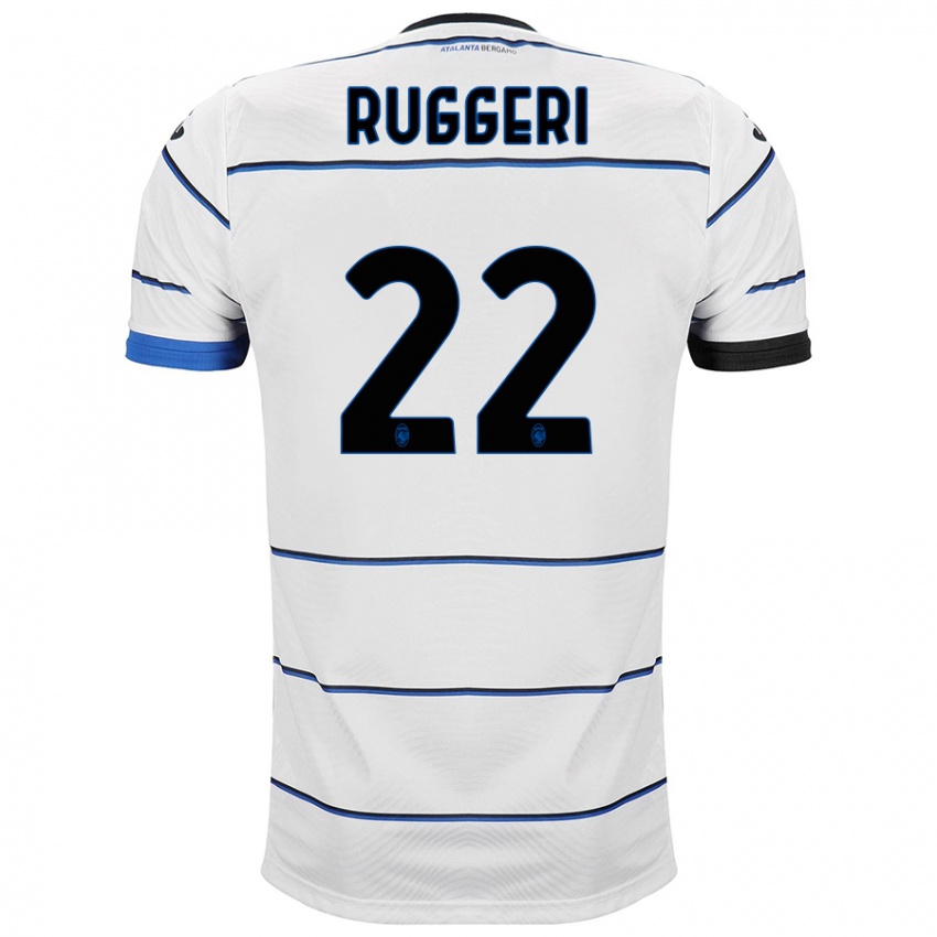 Criança Camisola Matteo Ruggeri #22 Branco Alternativa 2023/24 Camisa Brasil