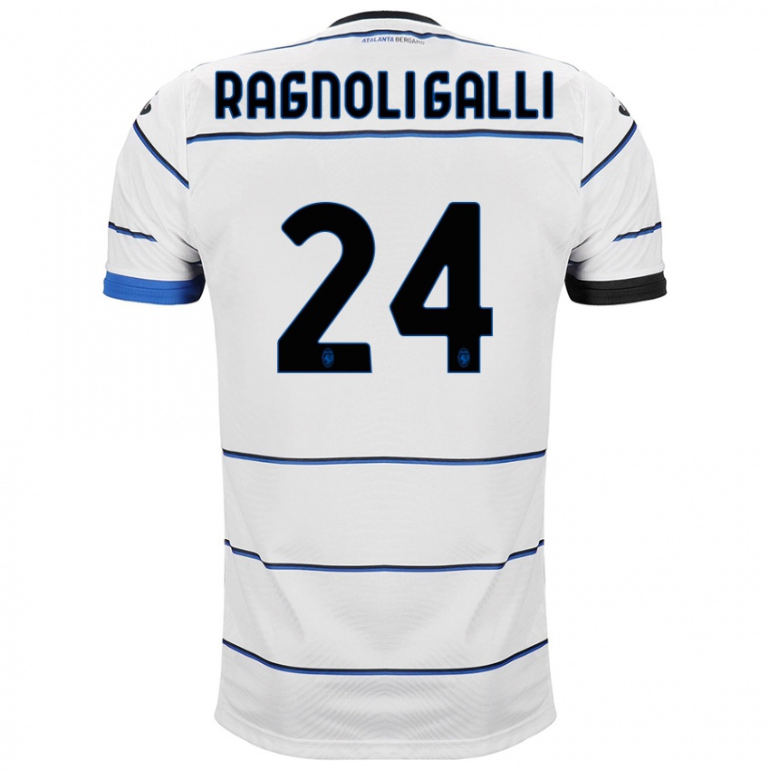 Criança Camisola Federico Ragnoli Galli #24 Branco Alternativa 2023/24 Camisa Brasil