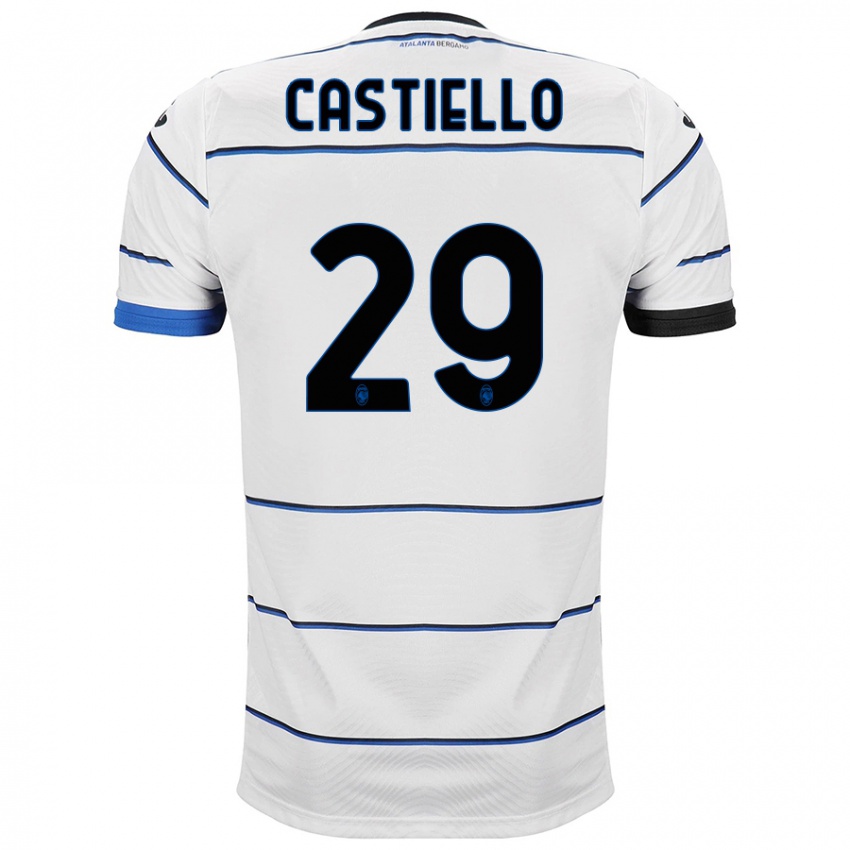 Criança Camisola Alex Castiello #29 Branco Alternativa 2023/24 Camisa Brasil