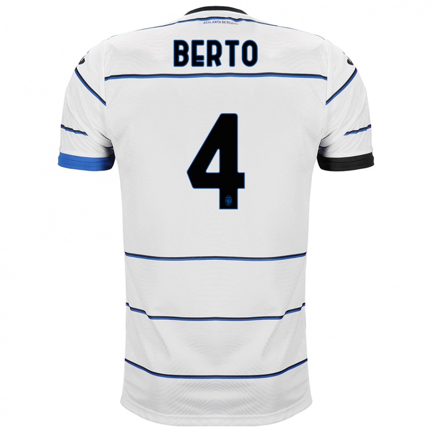 Criança Camisola Gabriele Berto #4 Branco Alternativa 2023/24 Camisa Brasil