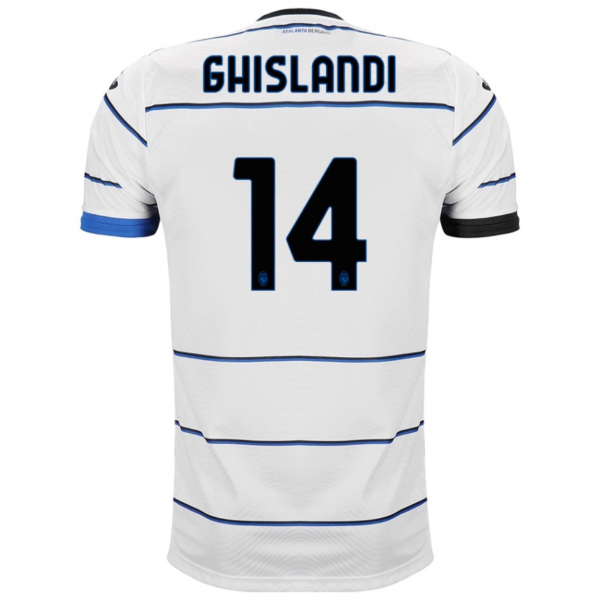 Criança Camisola Davide Ghislandi #14 Branco Alternativa 2023/24 Camisa Brasil