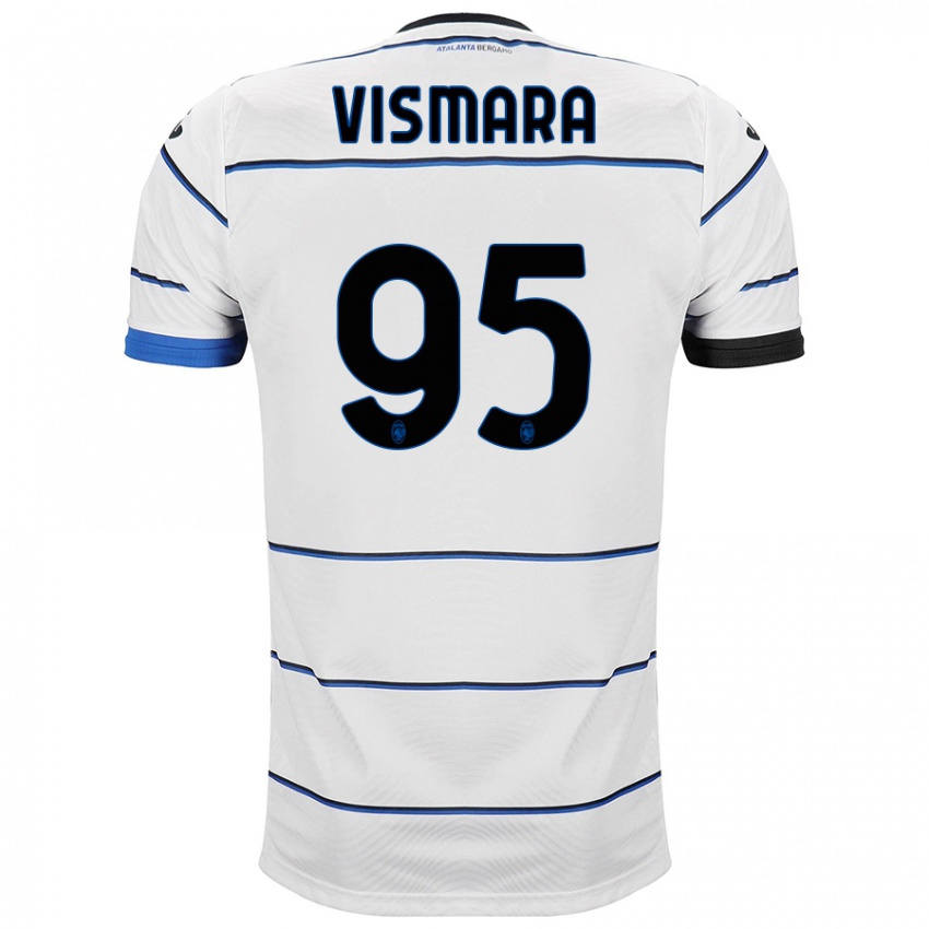 Criança Camisola Paolo Vismara #95 Branco Alternativa 2023/24 Camisa Brasil