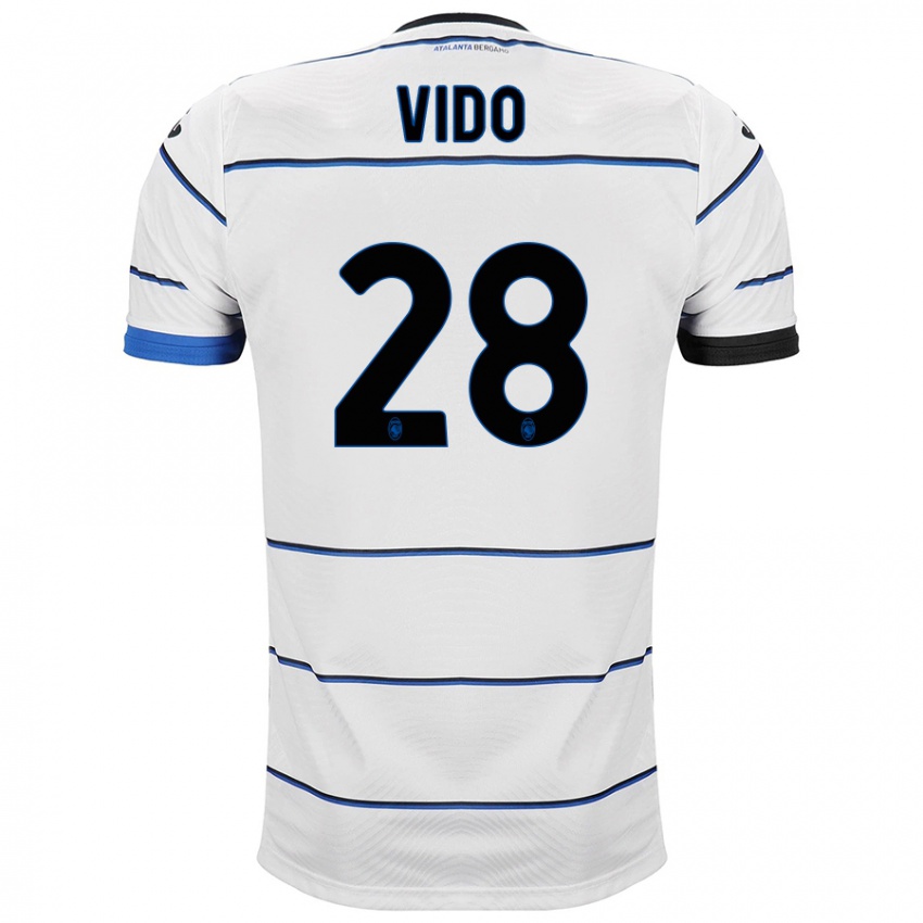 Criança Camisola Luca Vido #28 Branco Alternativa 2023/24 Camisa Brasil