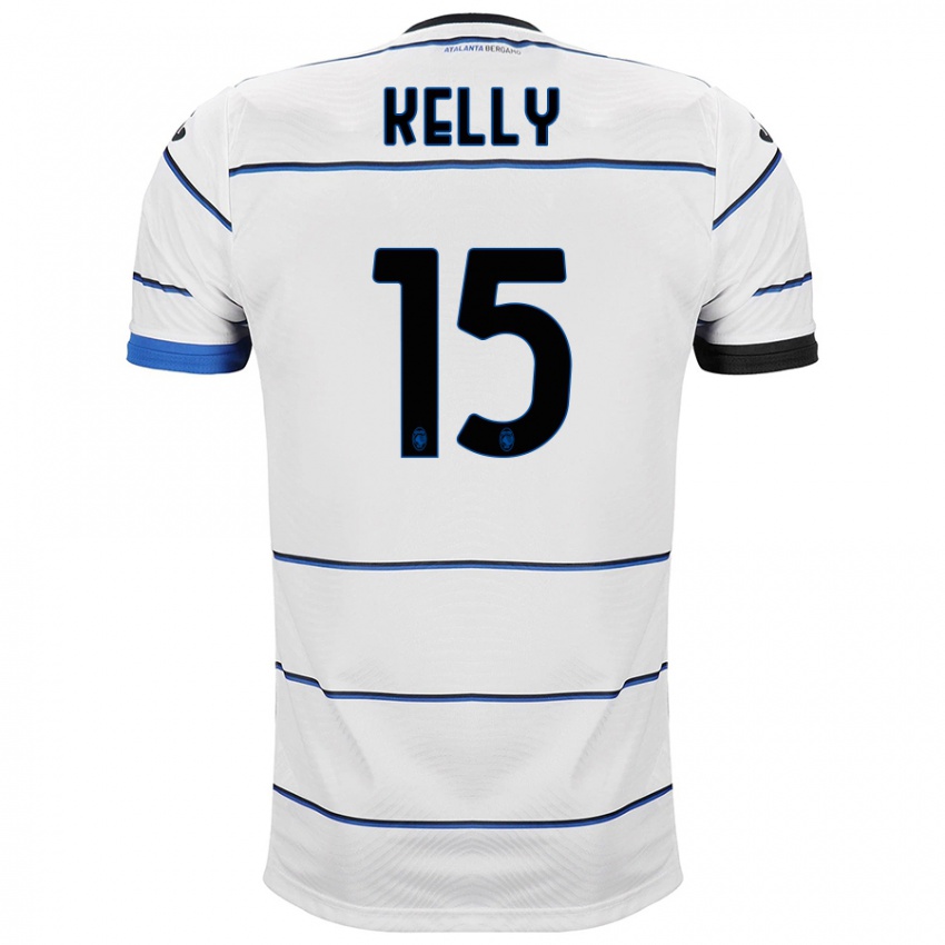 Criança Camisola Maegan Kelly #15 Branco Alternativa 2023/24 Camisa Brasil