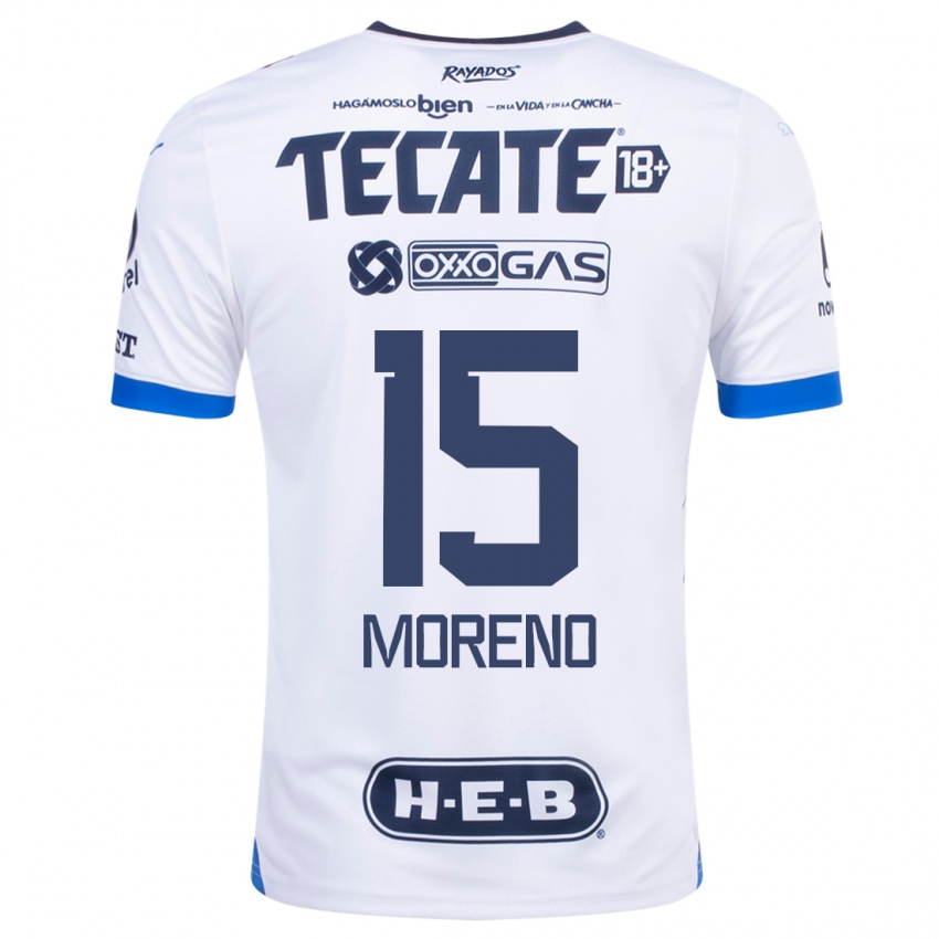 Criança Camisola Héctor Moreno #15 Branco Alternativa 2023/24 Camisa Brasil