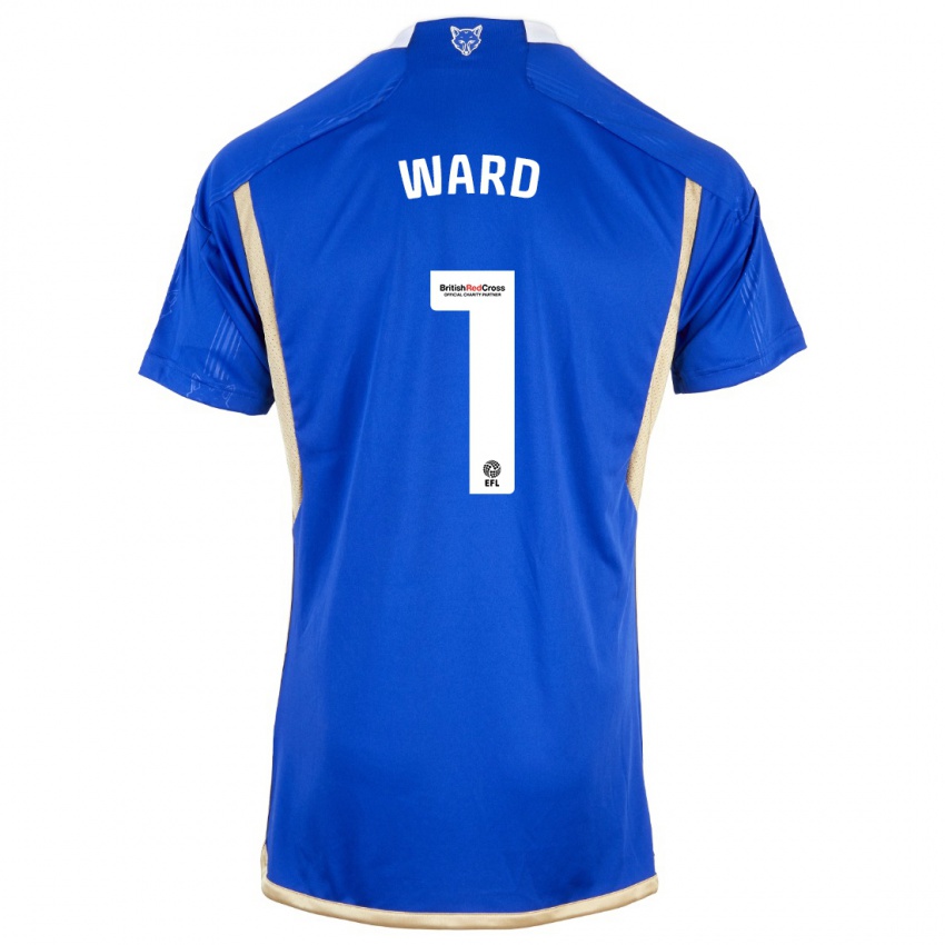 Homem Camisola Danny Ward #1 Azul Real Principal 2023/24 Camisa Brasil