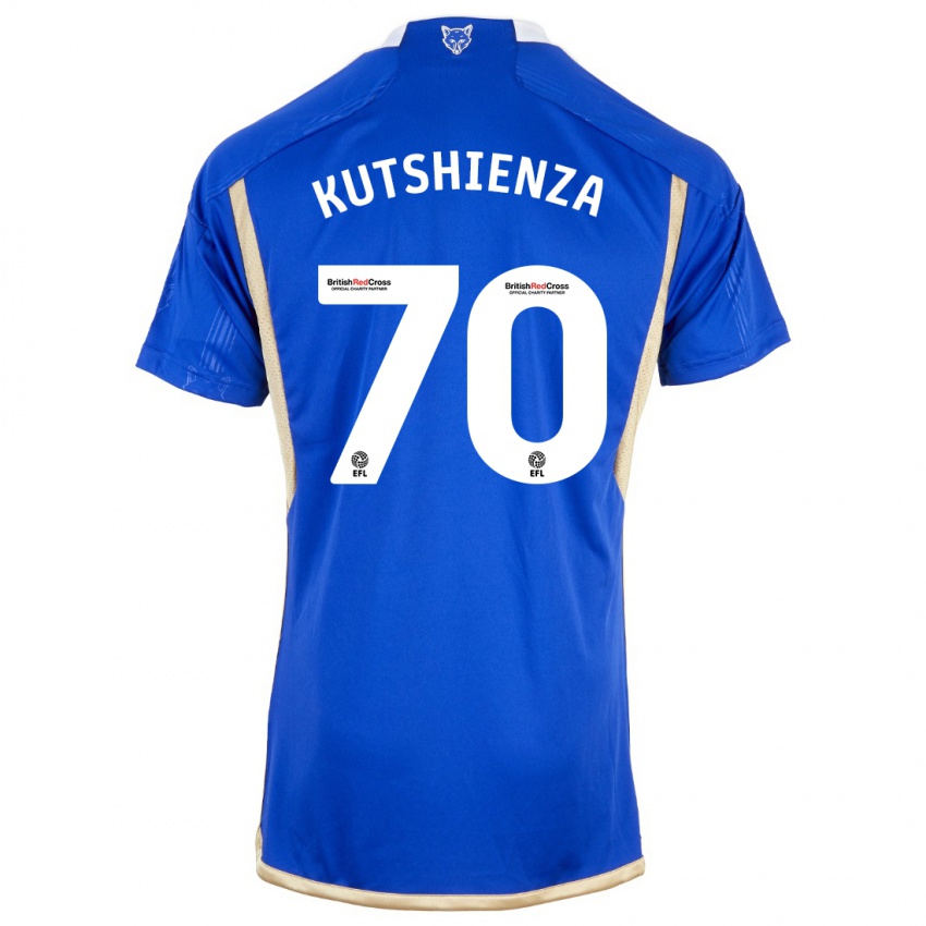 Homem Camisola Jesper Kutshienza #70 Azul Real Principal 2023/24 Camisa Brasil