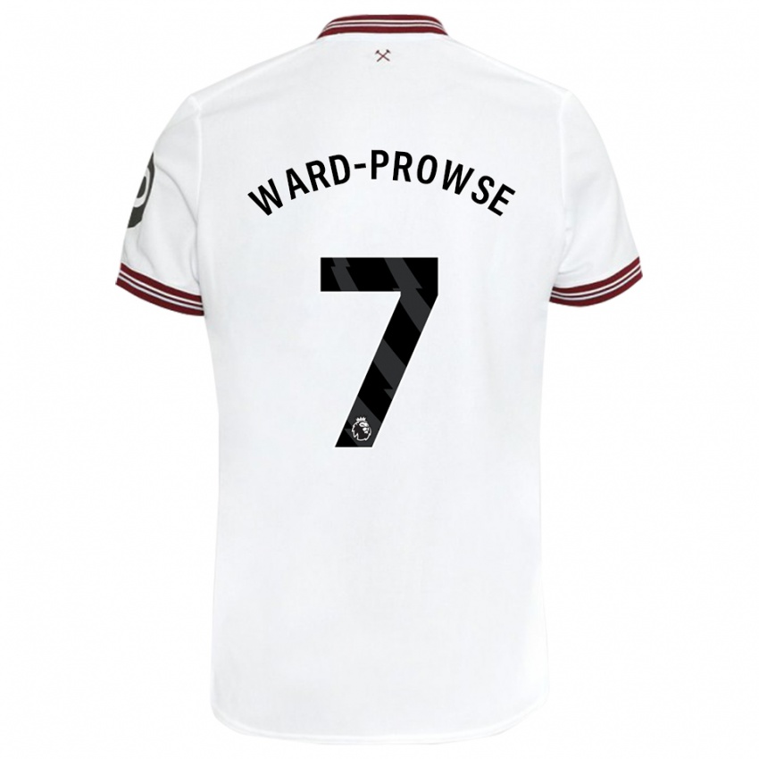 Homem Camisola James Ward-Prowse #7 Branco Alternativa 2023/24 Camisa Brasil