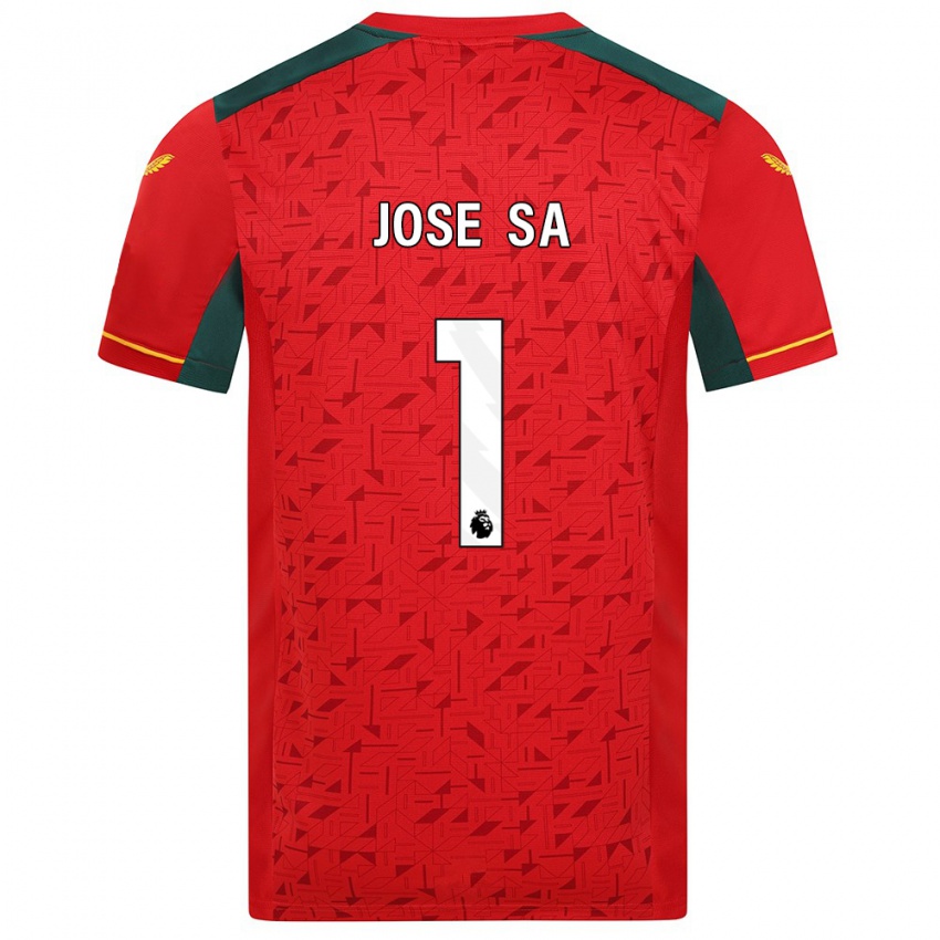 Homem Camisola Jose Sa #1 Vermelho Alternativa 2023/24 Camisa Brasil