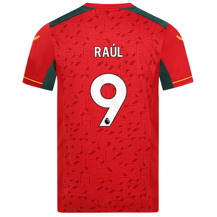 Homem Camisola Raul Jimenez #9 Vermelho Alternativa 2023/24 Camisa Brasil