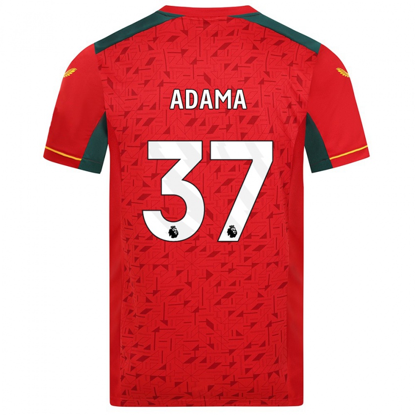 Homem Camisola Adama Traore #37 Vermelho Alternativa 2023/24 Camisa Brasil