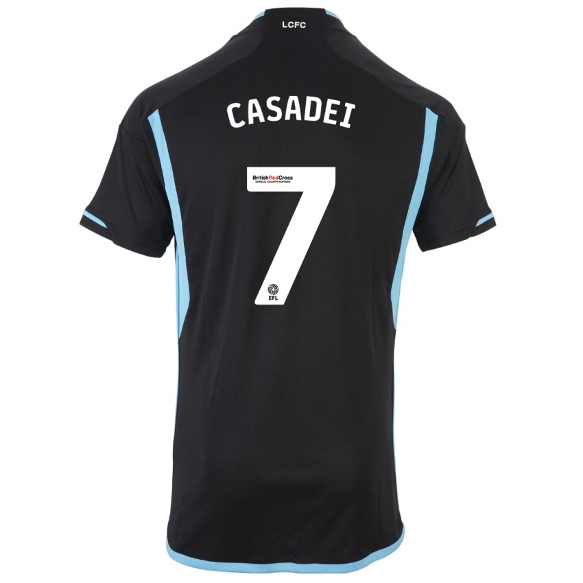 Homem Camisola Cesare Casadei #7 Preto Alternativa 2023/24 Camisa Brasil