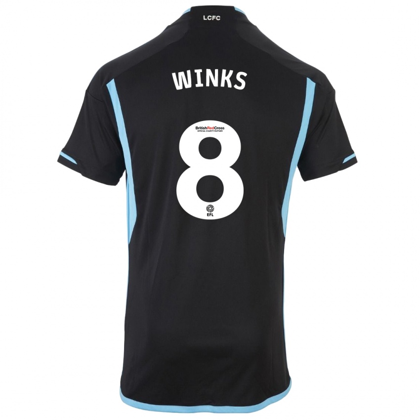 Homem Camisola Harry Winks #8 Preto Alternativa 2023/24 Camisa Brasil