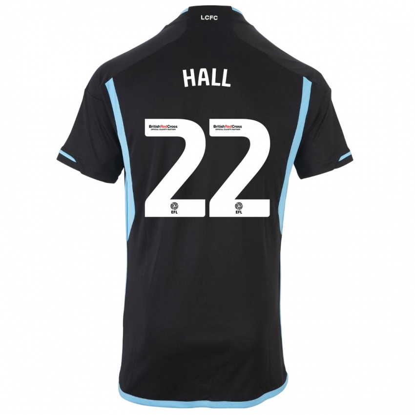 Homem Camisola Kiernan Dewsbury-Hall #22 Preto Alternativa 2023/24 Camisa Brasil