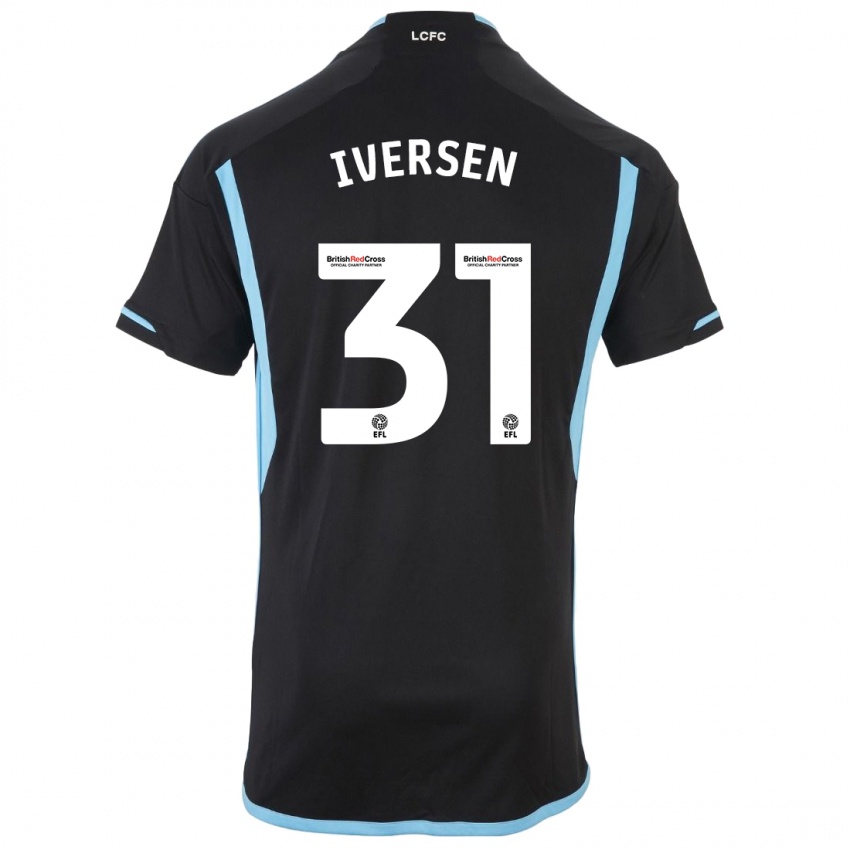 Homem Camisola Daniel Iversen #31 Preto Alternativa 2023/24 Camisa Brasil