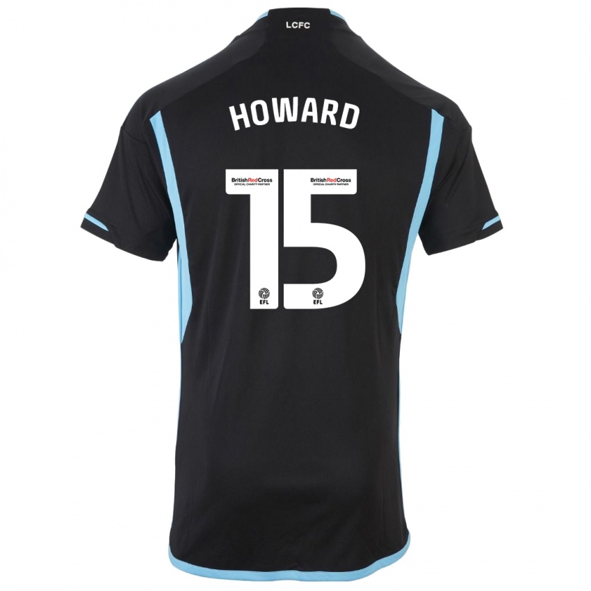 Homem Camisola Sophie Howard #15 Preto Alternativa 2023/24 Camisa Brasil