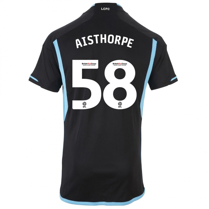 Homem Camisola Bailey Aisthorpe #58 Preto Alternativa 2023/24 Camisa Brasil