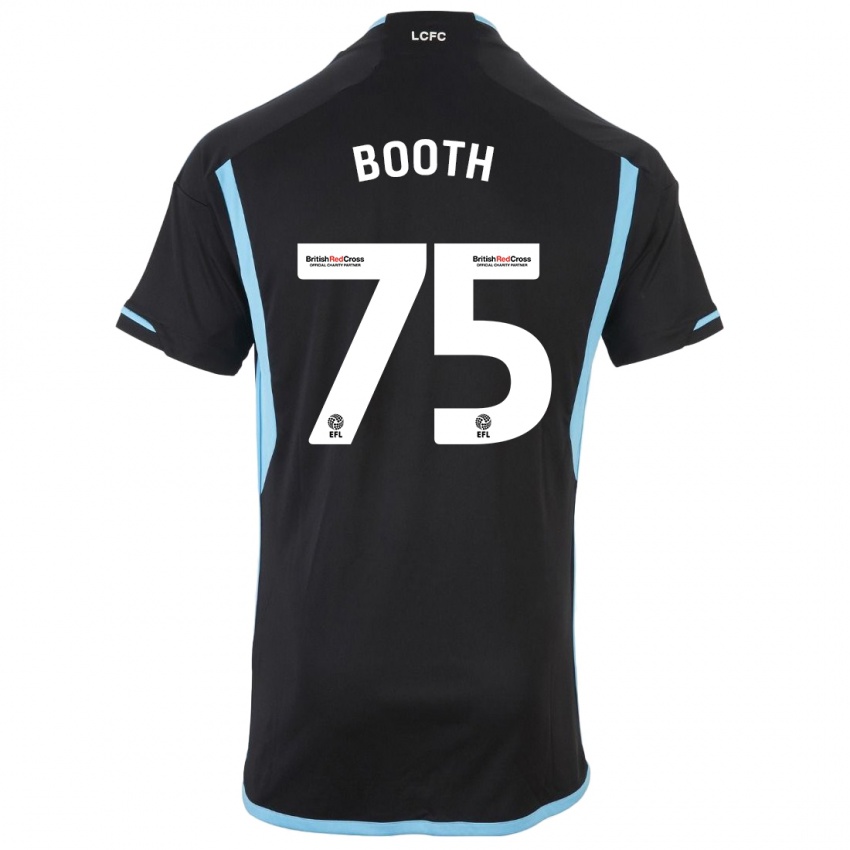 Homem Camisola Zach Booth #75 Preto Alternativa 2023/24 Camisa Brasil