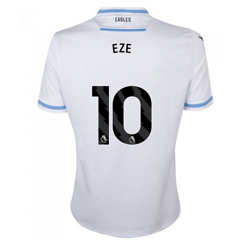 Homem Camisola Eberechi Eze #10 Branco Alternativa 2023/24 Camisa Brasil