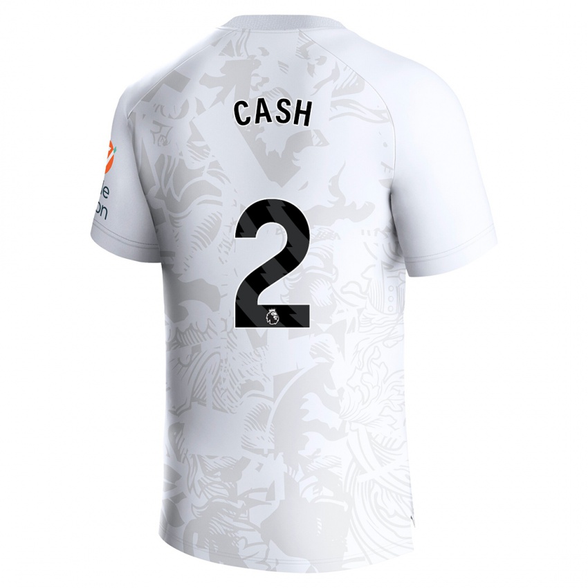 Homem Camisola Matty Cash #2 Branco Alternativa 2023/24 Camisa Brasil