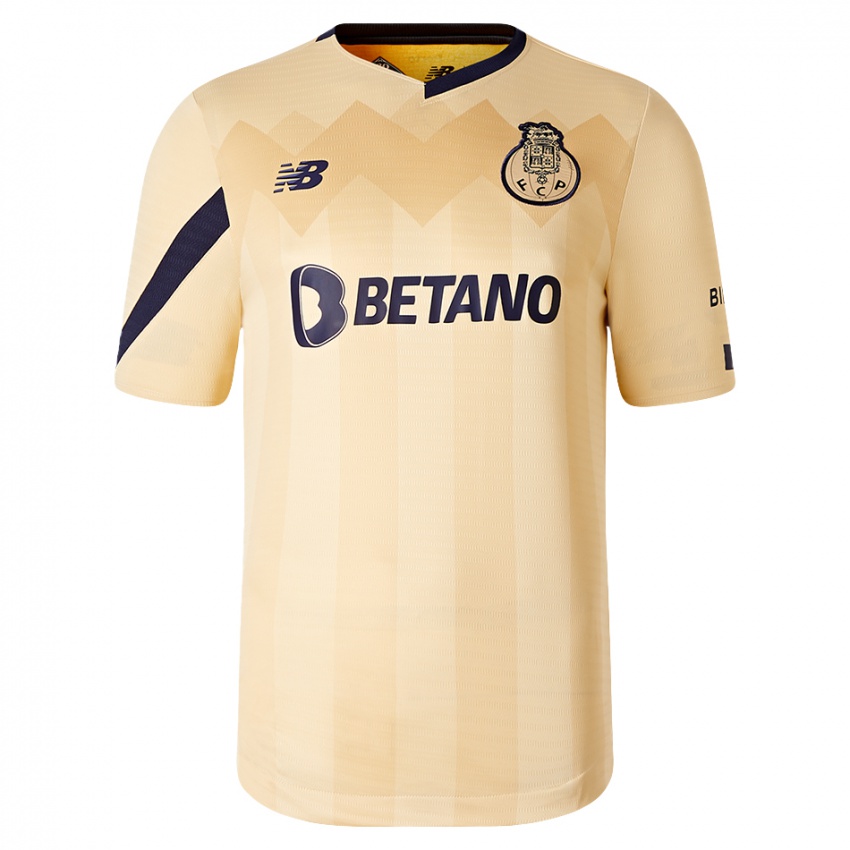 Homem Camisola Bernardo Folha #87 Bege-Dourado Alternativa 2023/24 Camisa Brasil