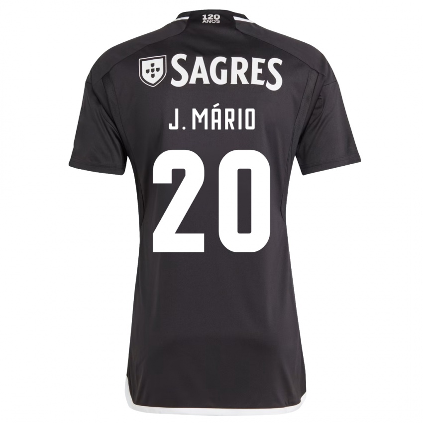 Homem Camisola Joao Mario #20 Preto Alternativa 2023/24 Camisa Brasil