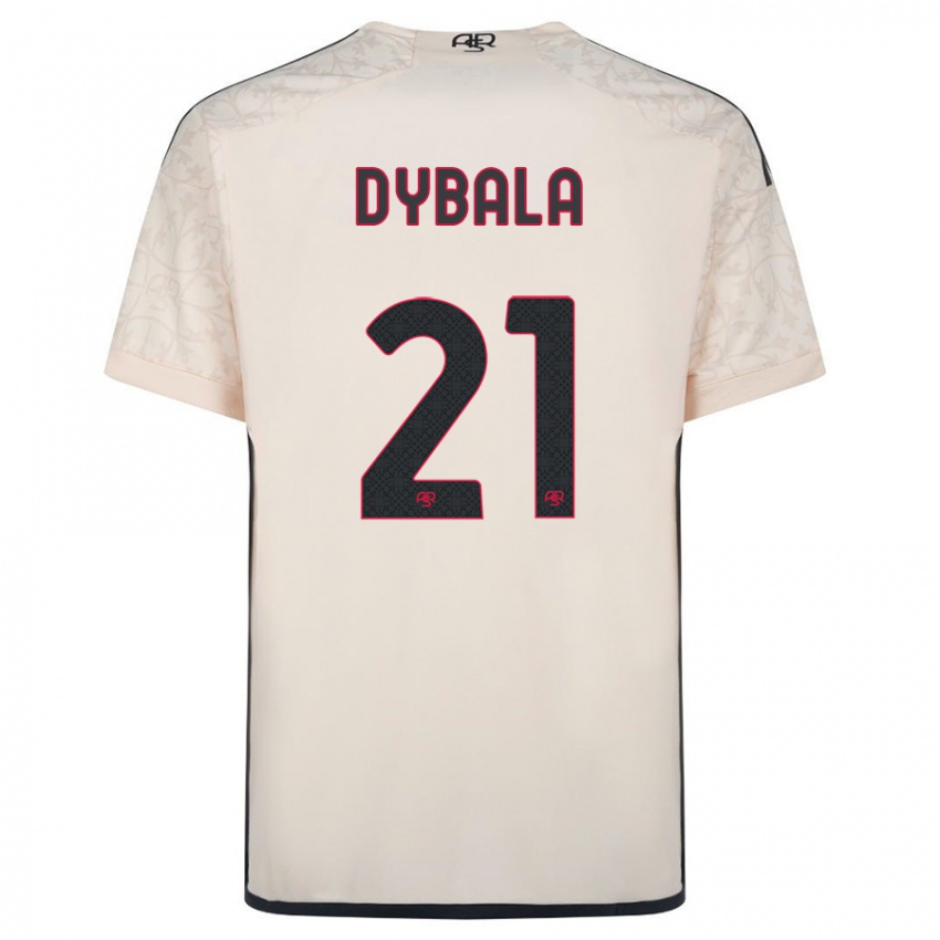Homem Camisola Paulo Dybala #21 Esbranquiçado Alternativa 2023/24 Camisa Brasil