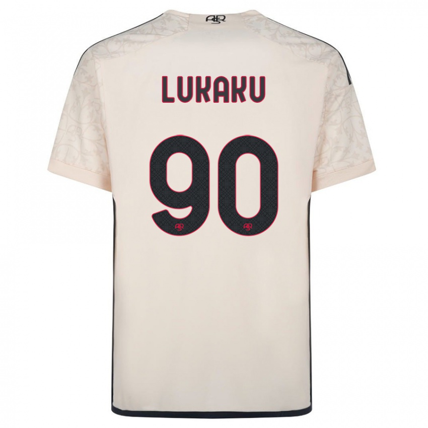 Homem Camisola Romelu Lukaku #90 Esbranquiçado Alternativa 2023/24 Camisa Brasil