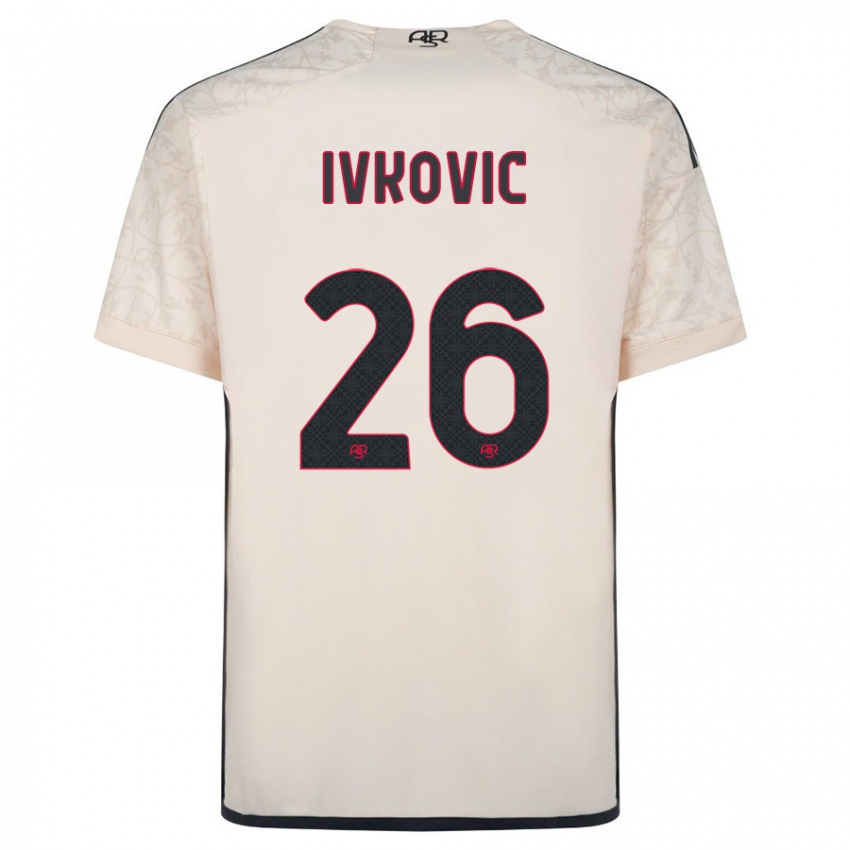 Homem Camisola Mate Ivkovic #26 Esbranquiçado Alternativa 2023/24 Camisa Brasil