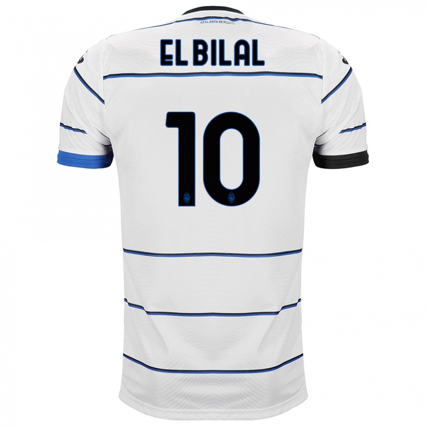 Homem Camisola El Bilal Touré #10 Branco Alternativa 2023/24 Camisa Brasil