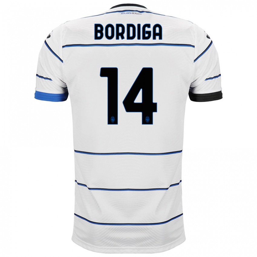 Homem Camisola Michele Bordiga #14 Branco Alternativa 2023/24 Camisa Brasil