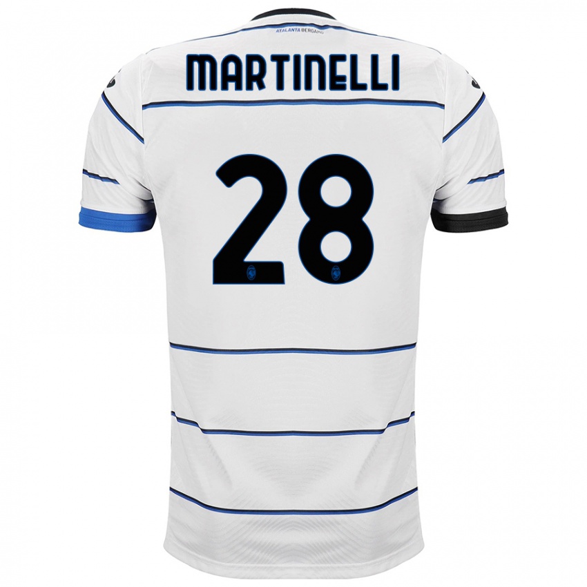 Homem Camisola Gabriel Martinelli #28 Branco Alternativa 2023/24 Camisa Brasil