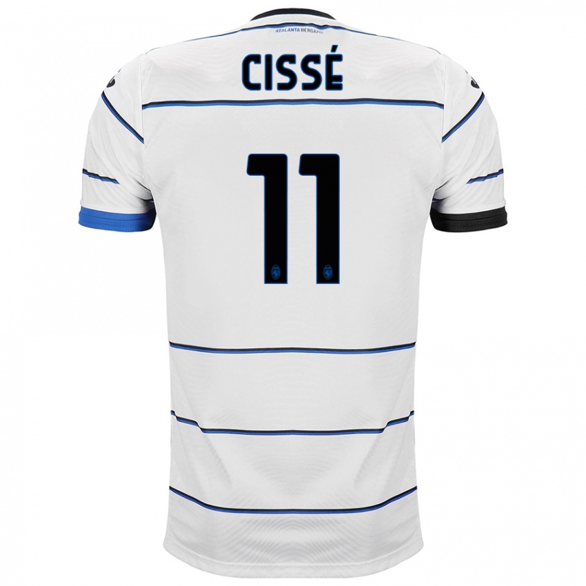 Homem Camisola Moustapha Cissé #11 Branco Alternativa 2023/24 Camisa Brasil