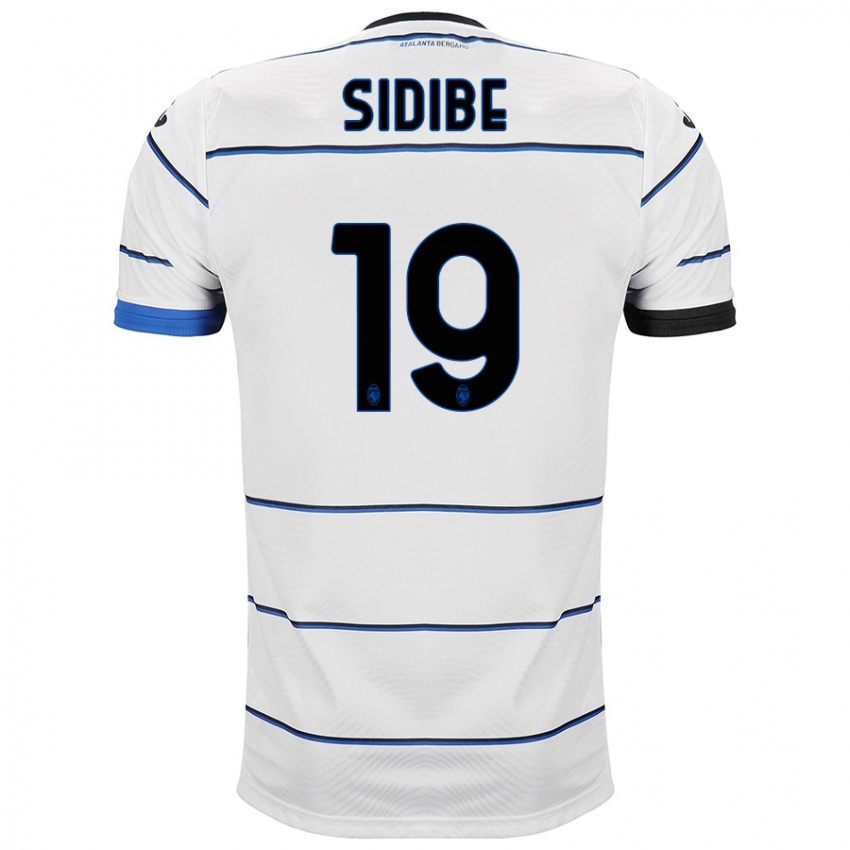 Homem Camisola Alassane Sidibe #19 Branco Alternativa 2023/24 Camisa Brasil