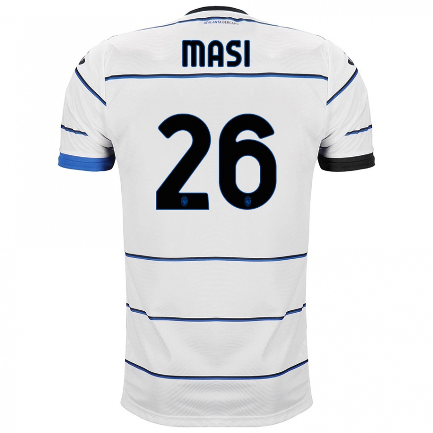 Homem Camisola Alberto Masi #26 Branco Alternativa 2023/24 Camisa Brasil