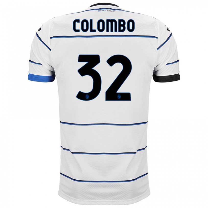 Homem Camisola Matteo Colombo #32 Branco Alternativa 2023/24 Camisa Brasil