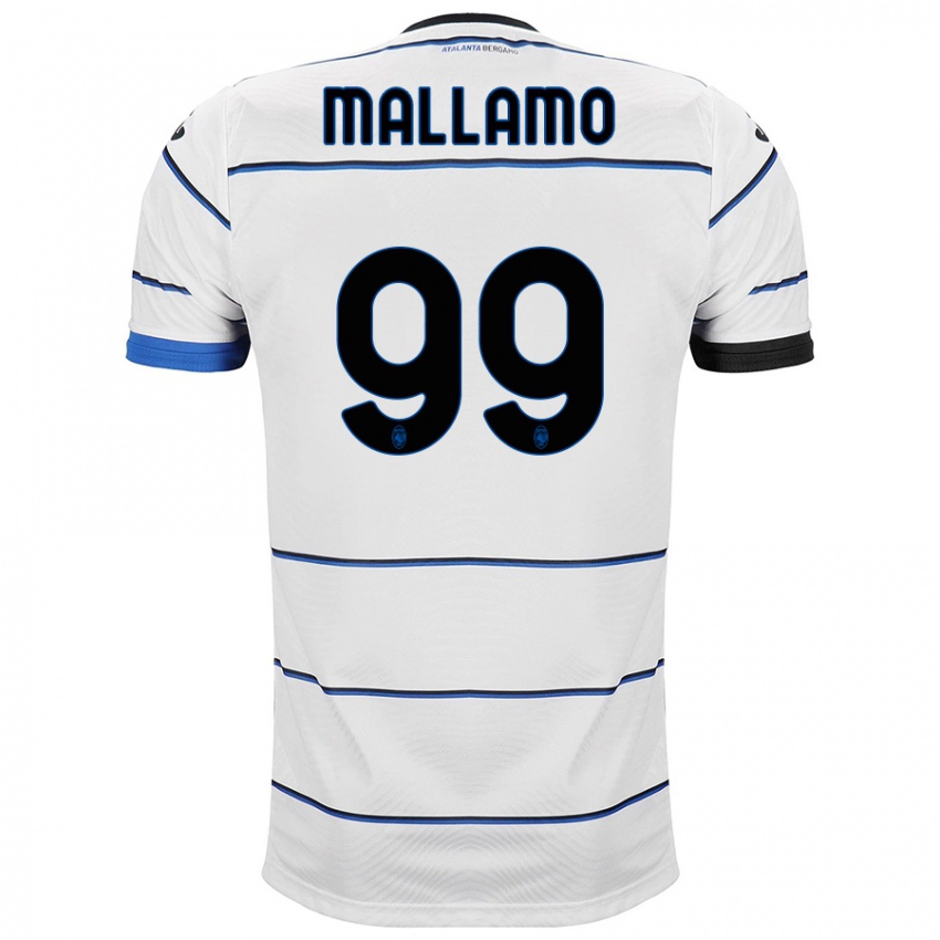 Homem Camisola Alessandro Mallamo #99 Branco Alternativa 2023/24 Camisa Brasil