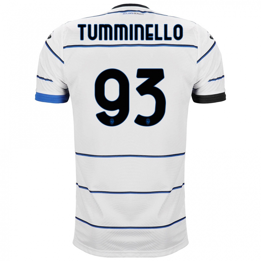 Homem Camisola Marco Tumminello #93 Branco Alternativa 2023/24 Camisa Brasil