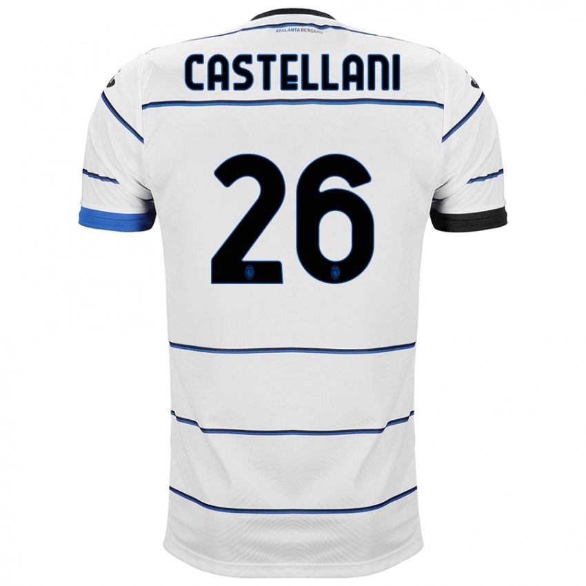 Homem Camisola Eleonora Castellani #26 Branco Alternativa 2023/24 Camisa Brasil