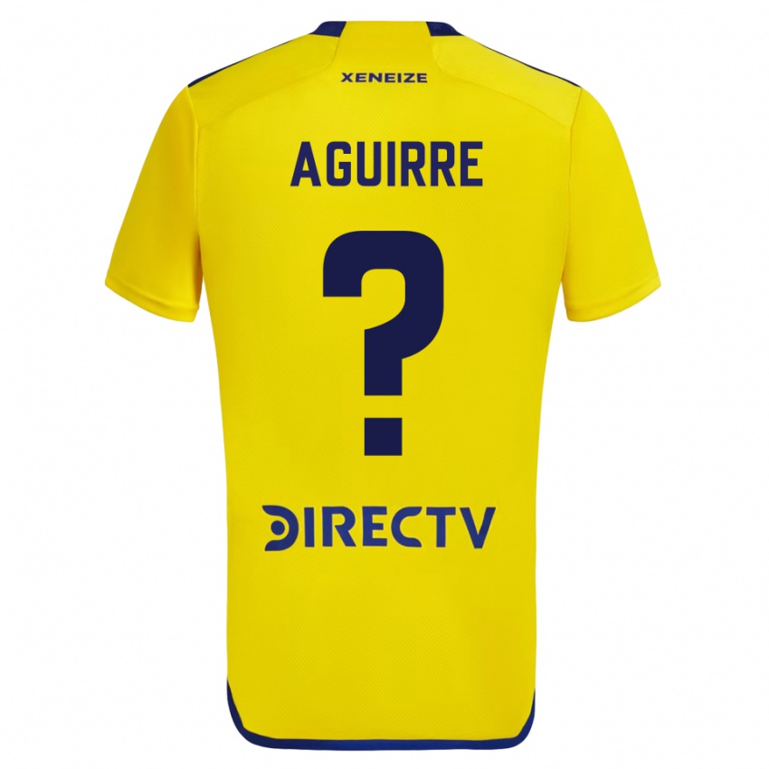 Homem Camisola Federico Aguirre #0 Amarelo Alternativa 2023/24 Camisa Brasil