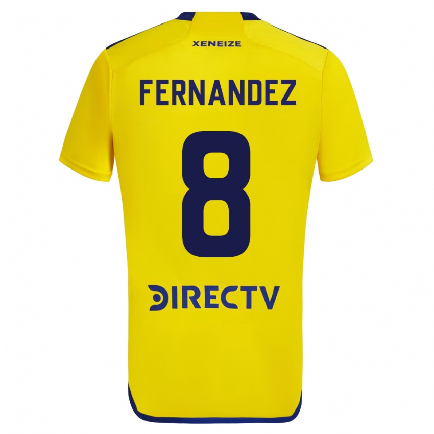 Homem Camisola Pol Fernández #8 Amarelo Alternativa 2023/24 Camisa Brasil
