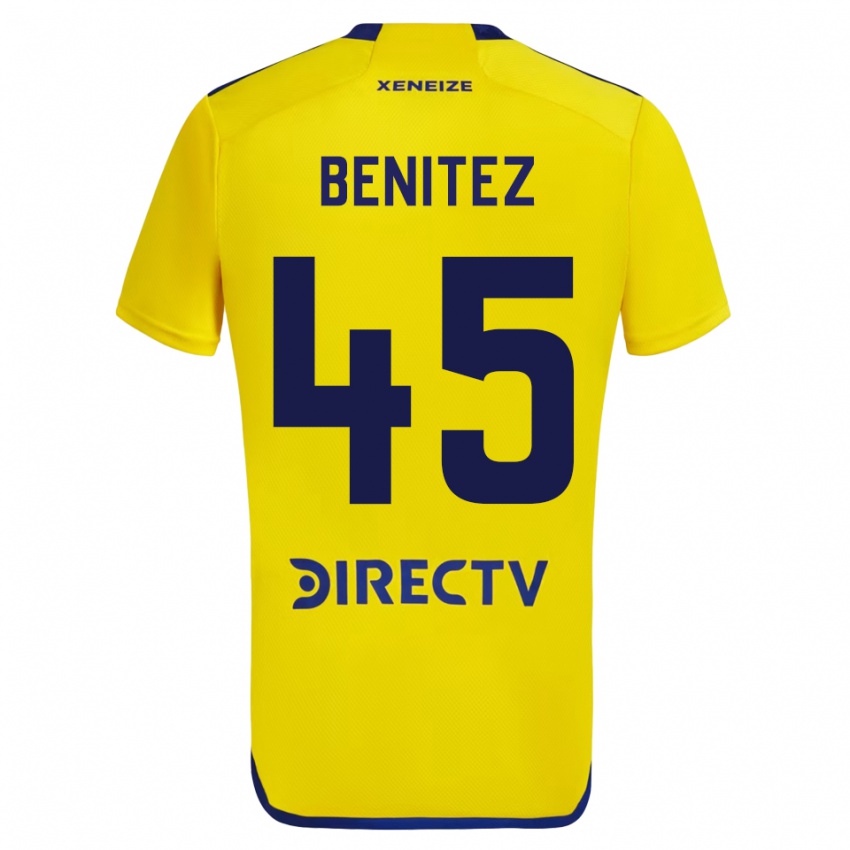 Homem Camisola Mauricio Benítez #45 Amarelo Alternativa 2023/24 Camisa Brasil