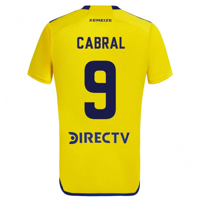 Homem Camisola Bruno Cabral #9 Amarelo Alternativa 2023/24 Camisa Brasil